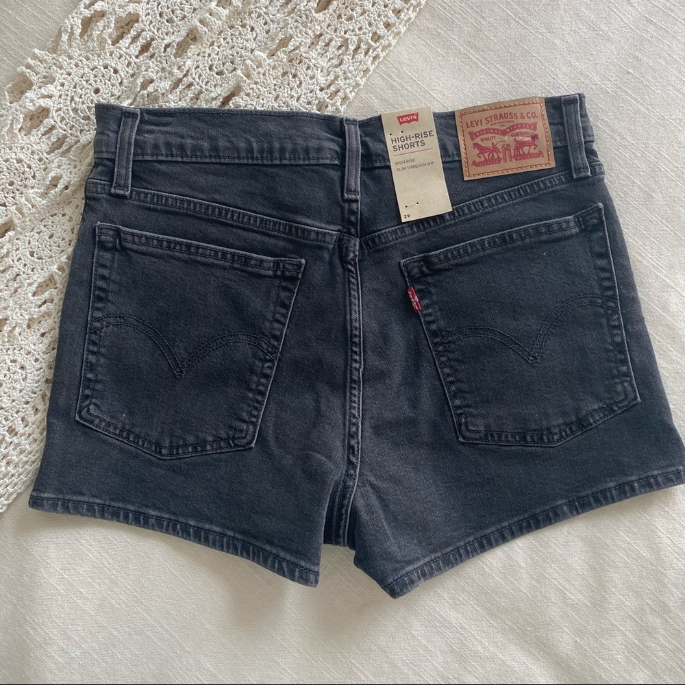 Levi’s High Rise Jean Shorts